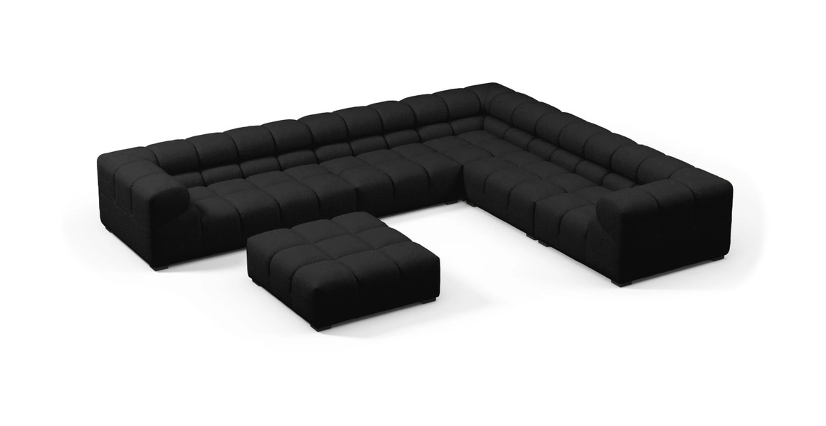 Tufted Sectional Sofa - Large Right Corner