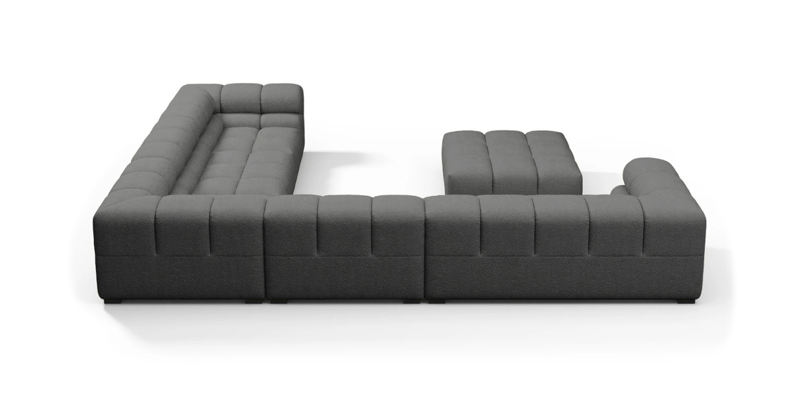 Tufted Sectional Sofa - Large Right Corner
