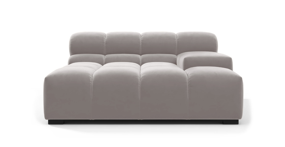 Tufted Sectional Sofa - Deep Large Right Arm