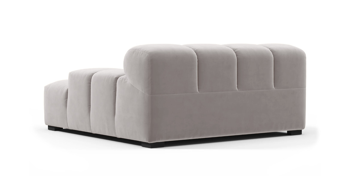 Tufted Sectional Sofa - Deep Large Right Arm