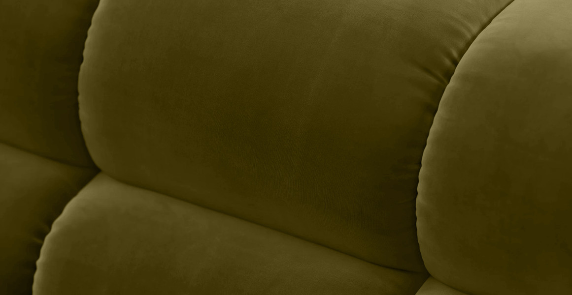 Tufted Sectional Sofa - Deep Large Right Arm