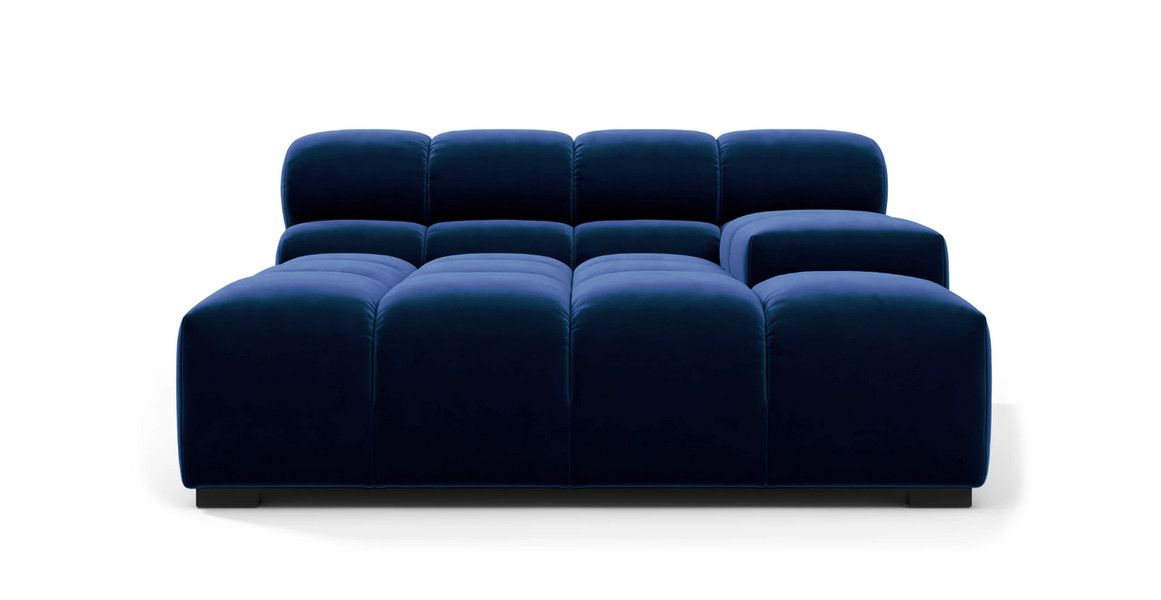 Tufted Sectional Sofa - Deep Large Right Arm