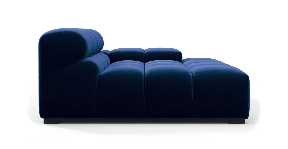 Tufted Sectional Sofa - Deep Large Right Arm