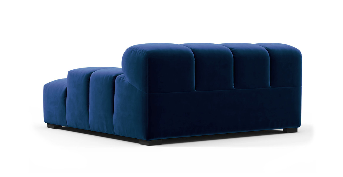 Tufted Sectional Sofa - Deep Large Right Arm