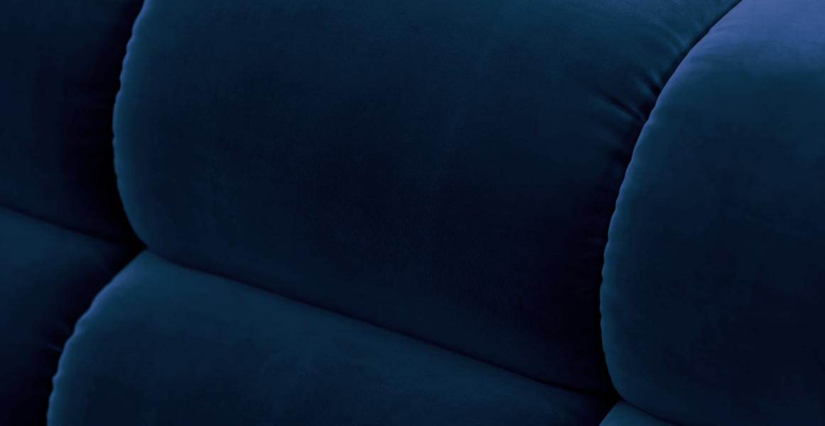 Tufted Sectional Sofa - Deep Large Right Arm