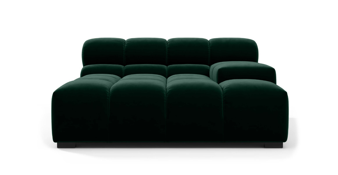 Tufted Sectional Sofa - Deep Large Right Arm