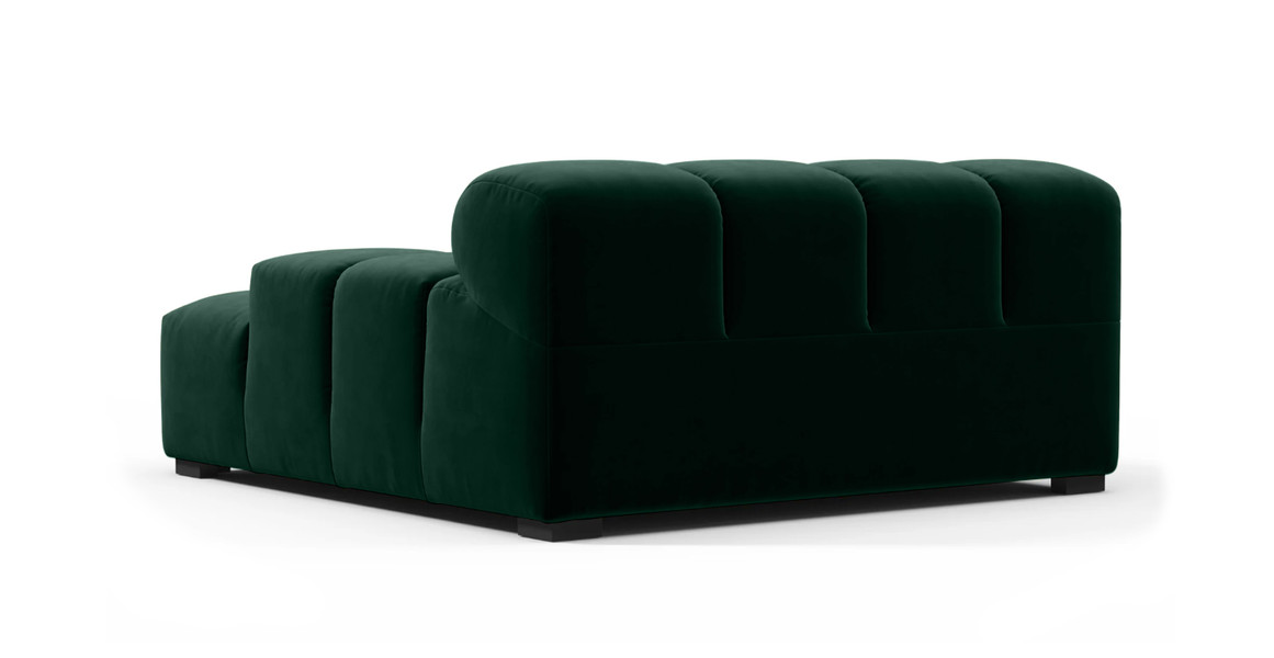 Tufted Sectional Sofa - Deep Large Right Arm