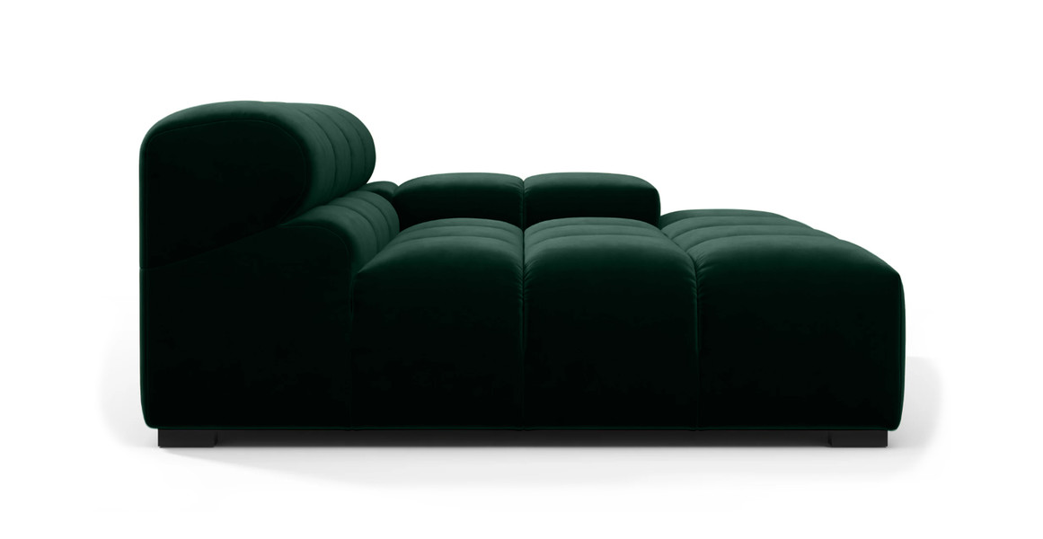 Tufted Sectional Sofa - Deep Large Right Arm