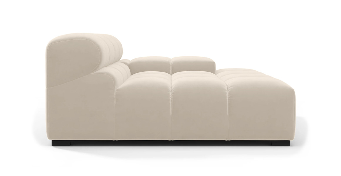 Tufted Sectional Sofa - Deep Large Right Arm