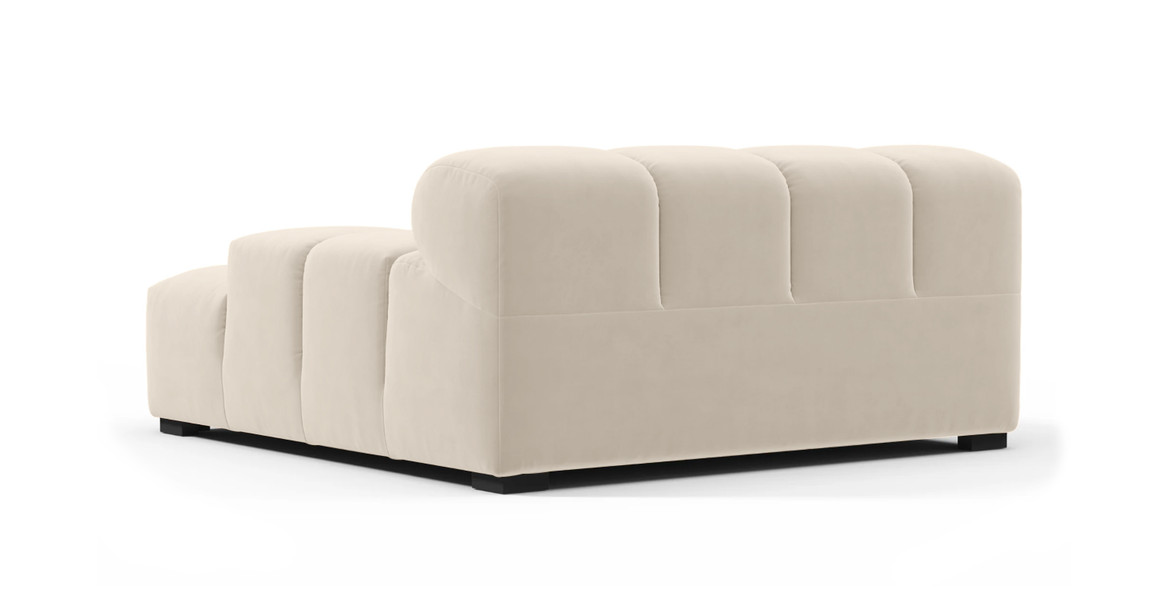 Tufted Sectional Sofa - Deep Large Right Arm