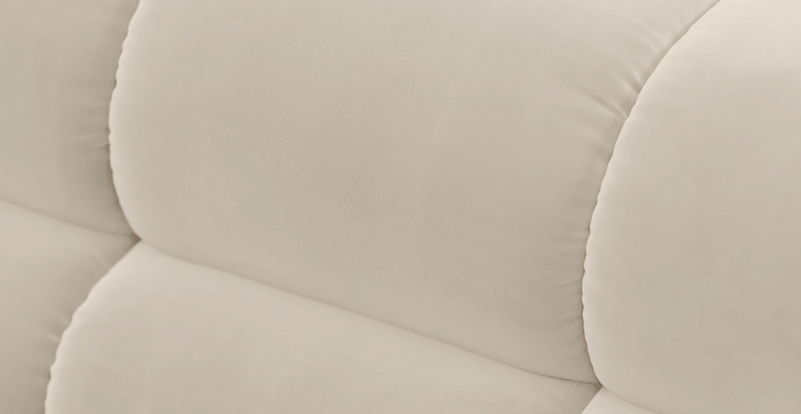 Tufted Sectional Sofa - Deep Large Right Arm