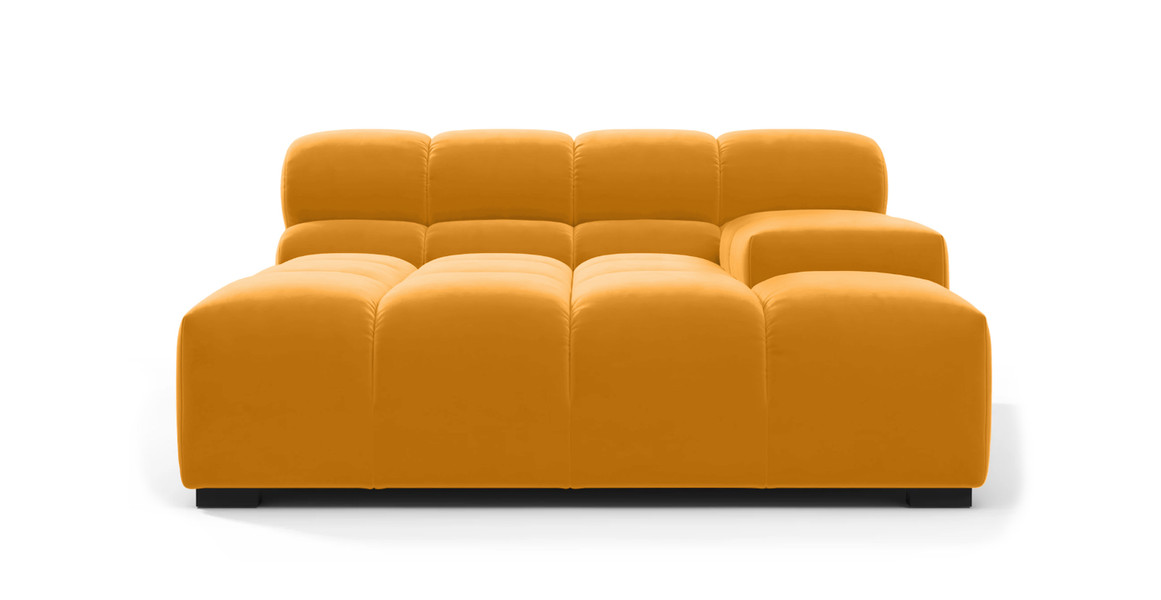 Tufted Sectional Sofa - Deep Large Right Arm