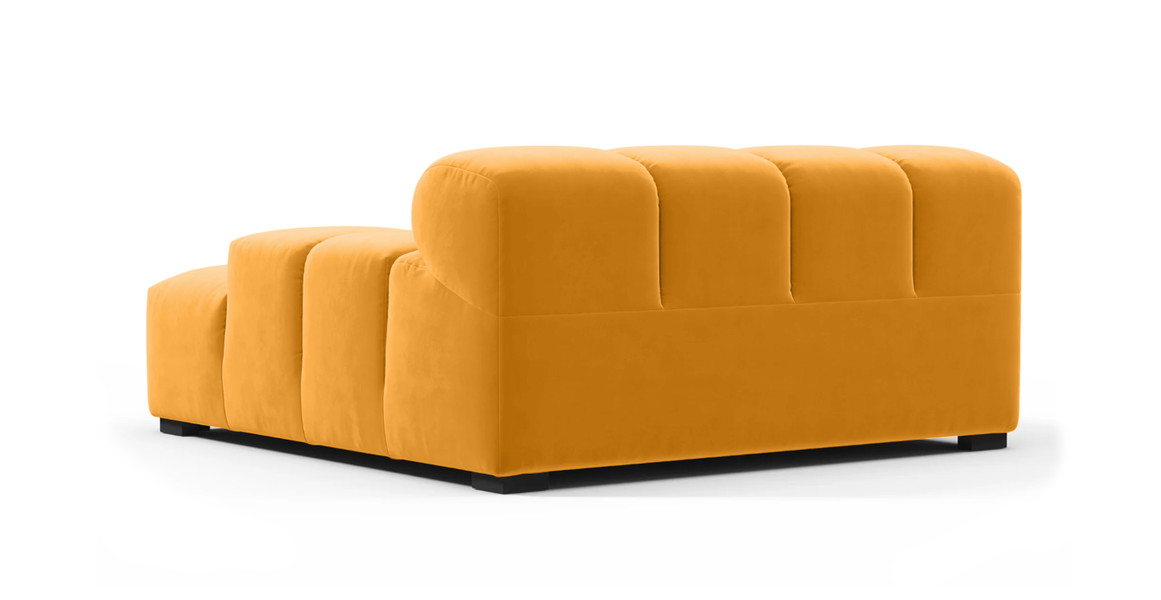 Tufted Sectional Sofa - Deep Large Right Arm