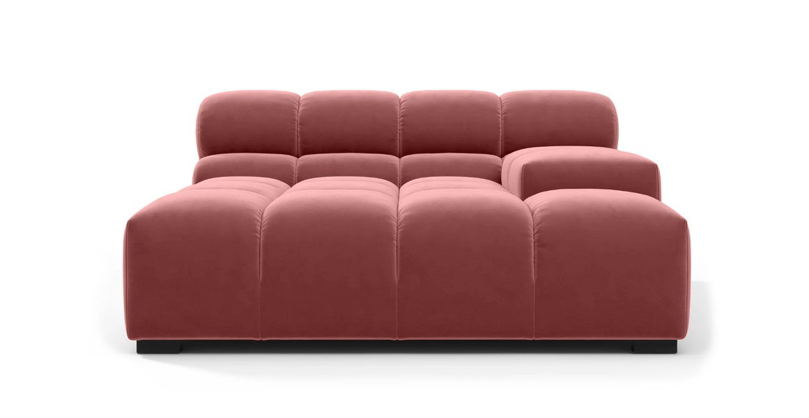 Tufted Sectional Sofa - Deep Large Right Arm