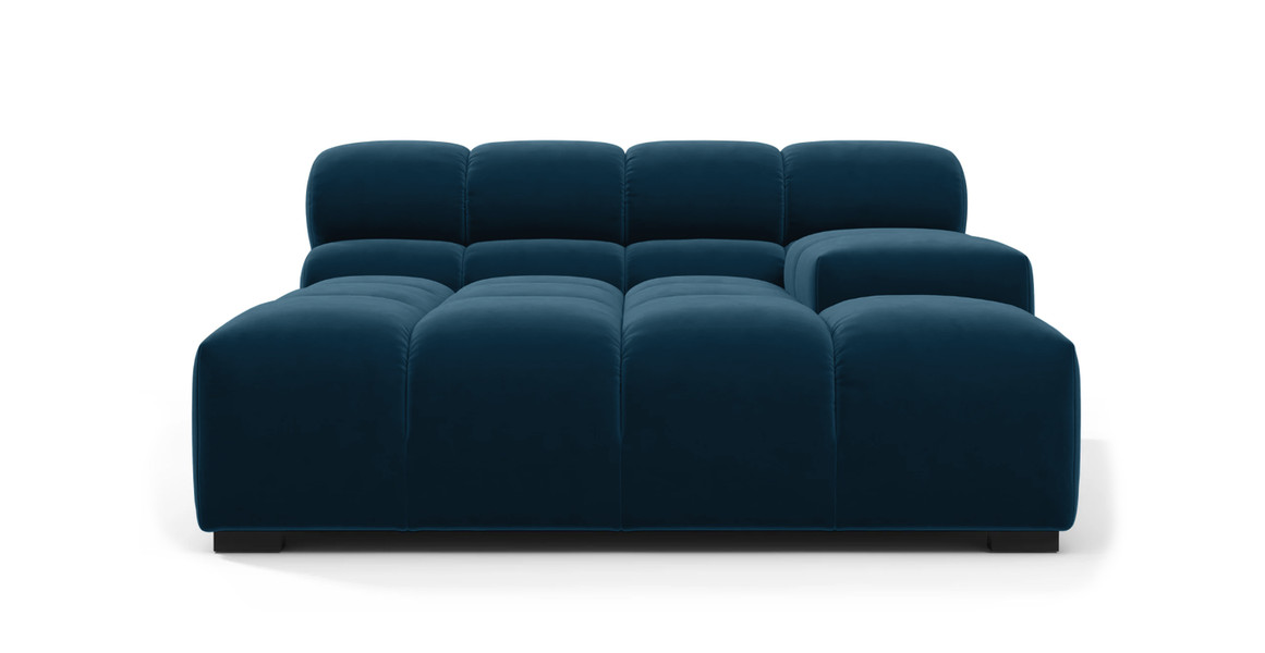 Tufted Sectional Sofa - Deep Large Right Arm