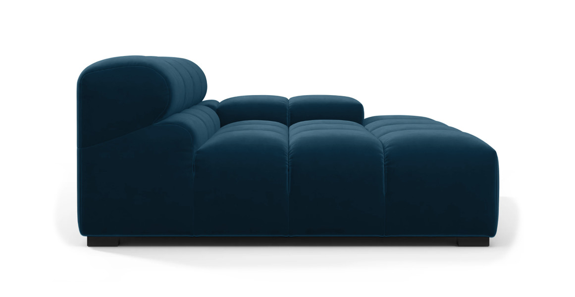 Tufted Sectional Sofa - Deep Large Right Arm