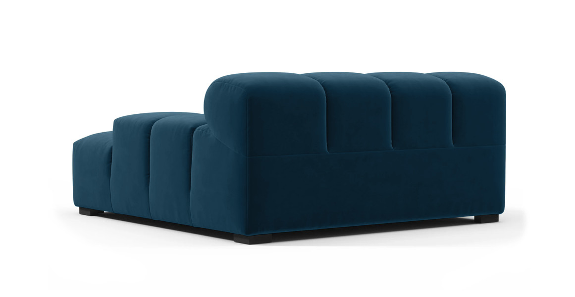 Tufted Sectional Sofa - Deep Large Right Arm