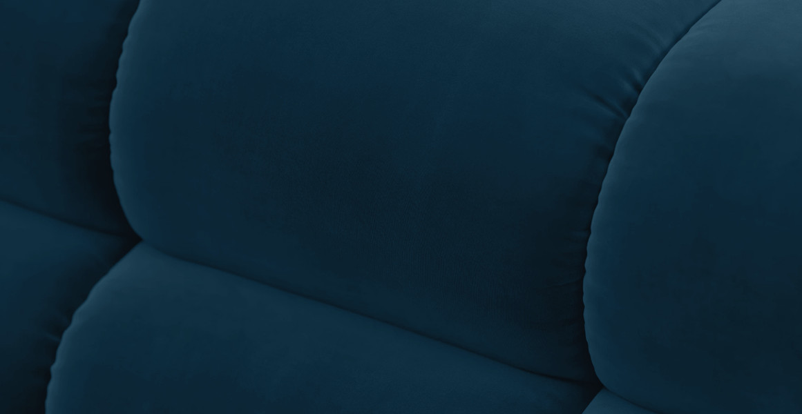 Tufted Sectional Sofa - Deep Large Right Arm