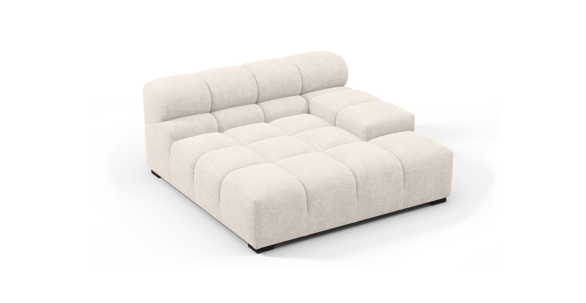 Tufted Sectional Sofa - Deep Large Right Arm