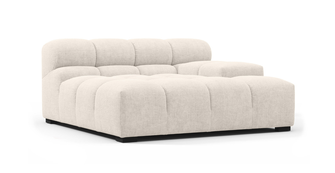 Tufted Sectional Sofa - Deep Large Right Arm