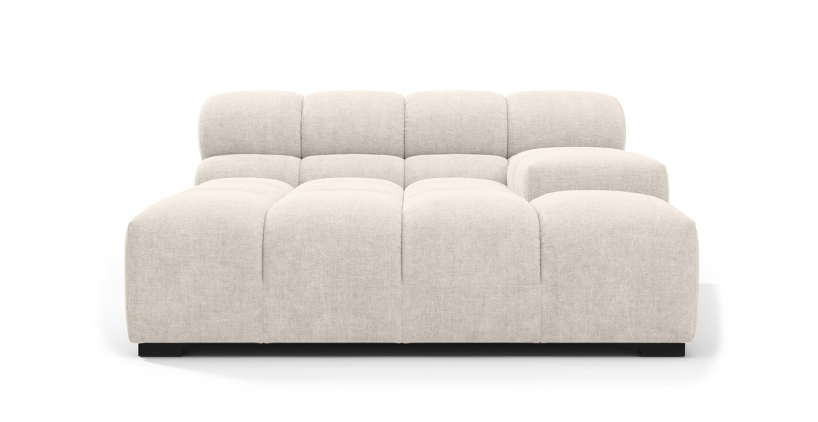 Tufted Sectional Sofa - Deep Large Right Arm