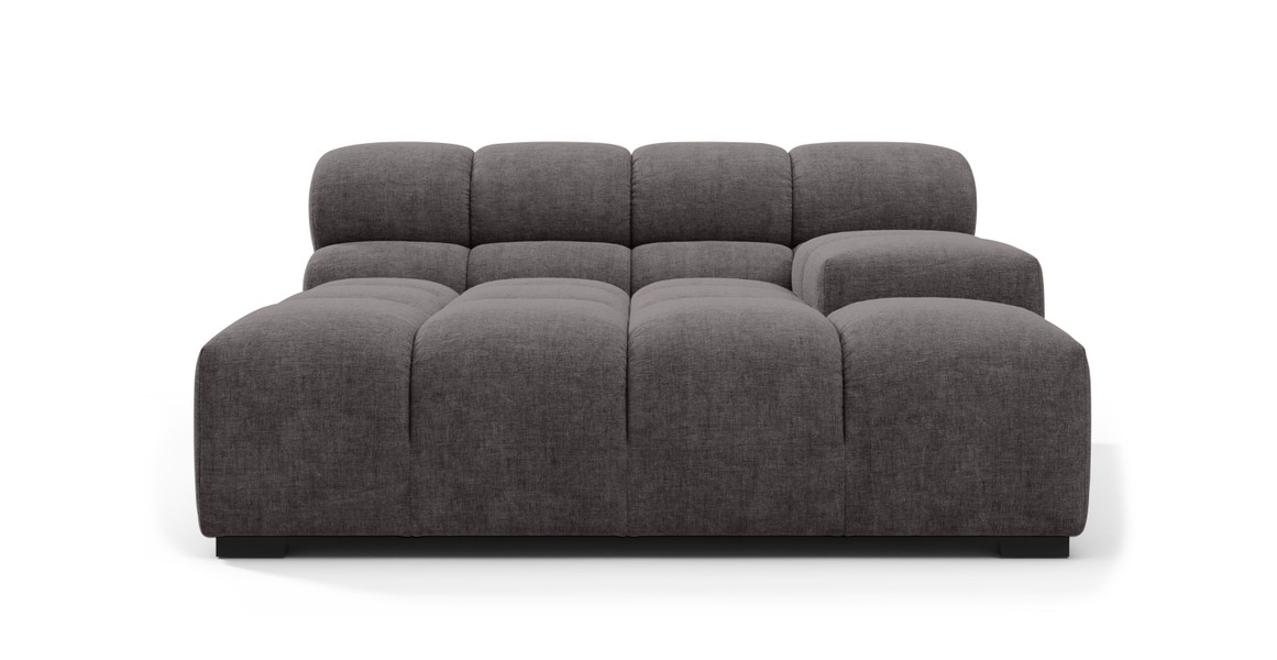 Tufted Sectional Sofa - Deep Large Right Arm
