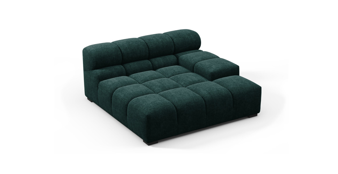 Tufted Sectional Sofa - Deep Large Right Arm