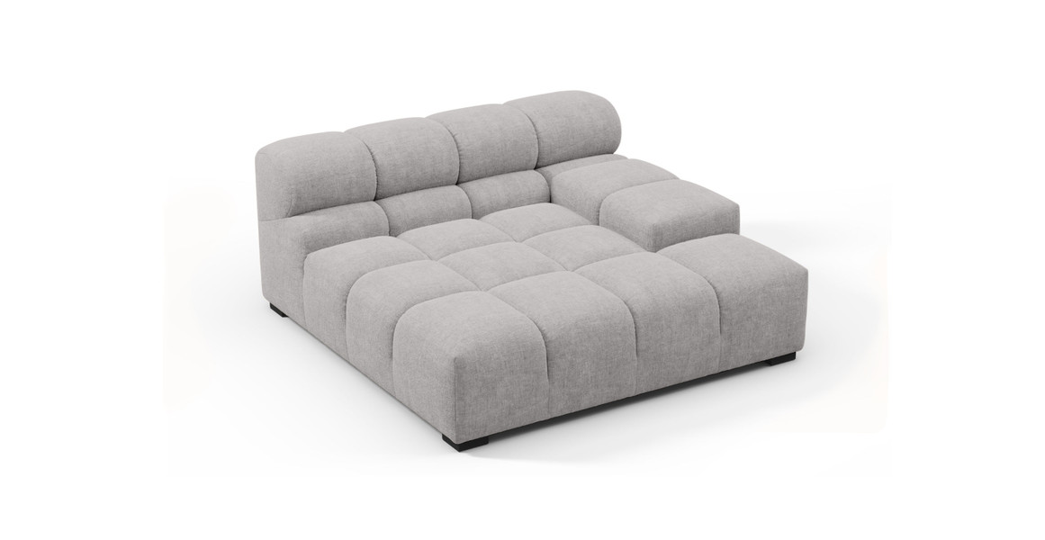 Tufted Sectional Sofa - Deep Large Right Arm