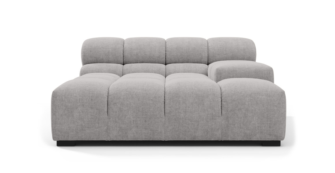 Tufted Sectional Sofa - Deep Large Right Arm