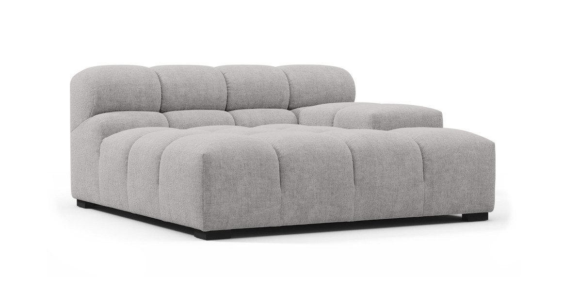 Tufted Sectional Sofa - Deep Large Right Arm