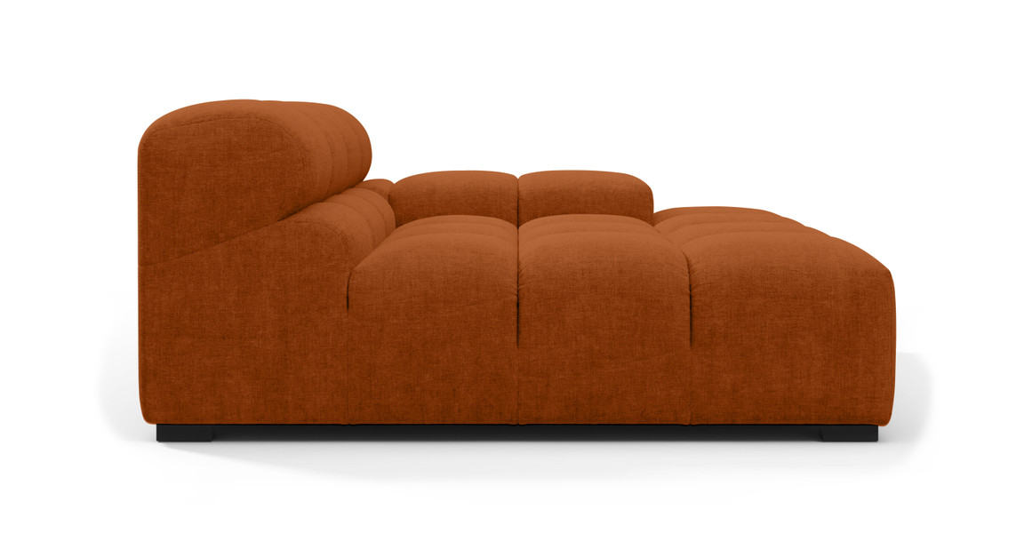 Tufted Sectional Sofa - Deep Large Right Arm