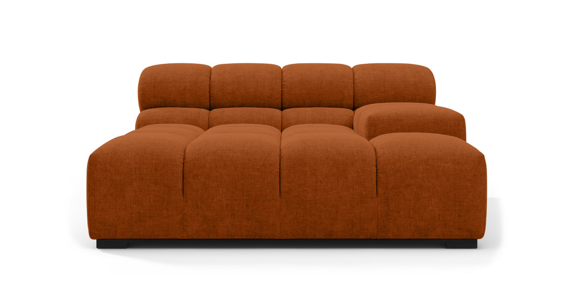 Tufted Sectional Sofa - Deep Large Right Arm