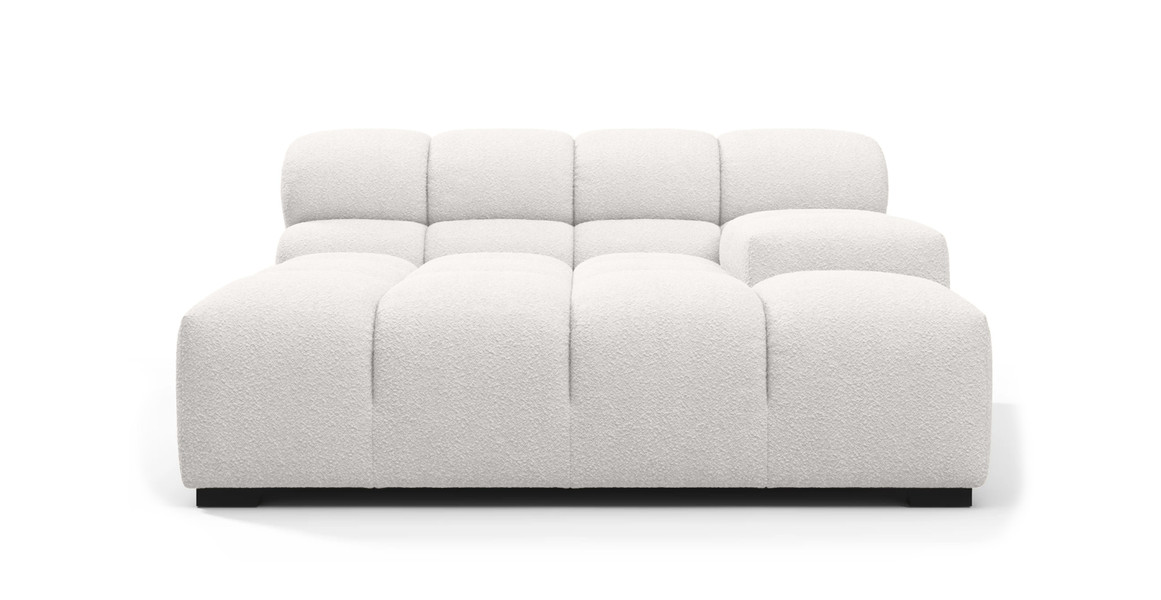 Tufted Sectional Sofa - Deep Large Right Arm