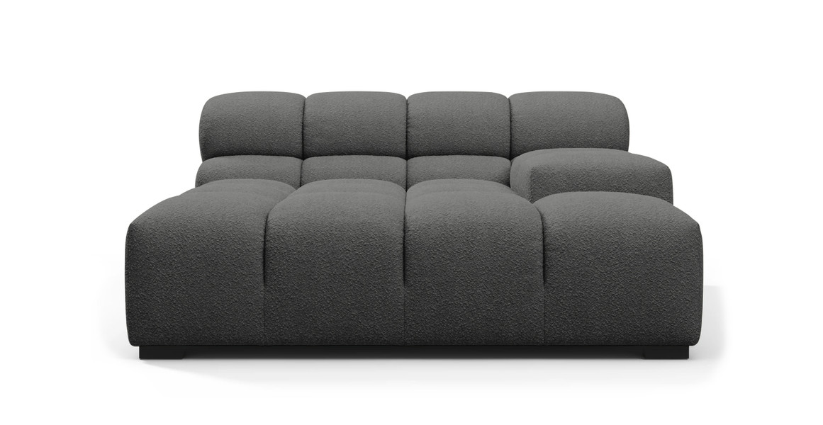 Tufted Sectional Sofa - Deep Large Right Arm