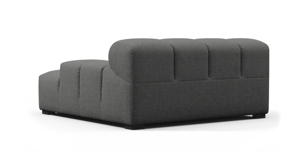 Tufted Sectional Sofa - Deep Large Right Arm