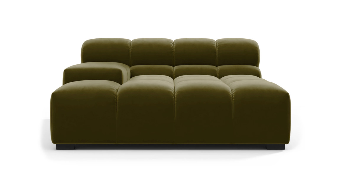 Tufted Sectional Sofa - Deep Large Left Arm