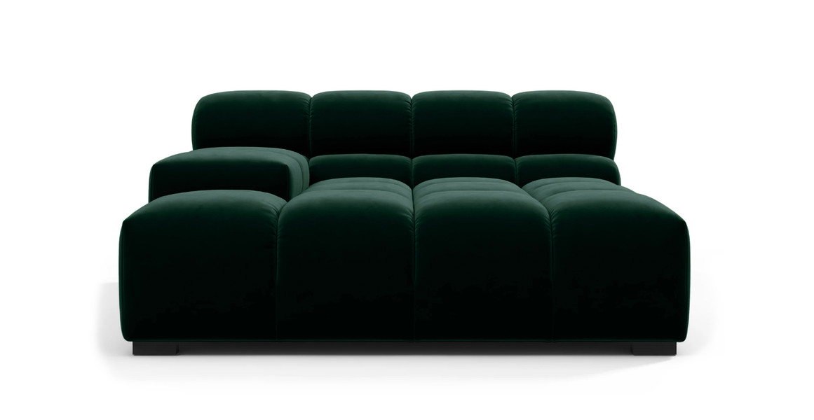 Tufted Sectional Sofa - Deep Large Left Arm
