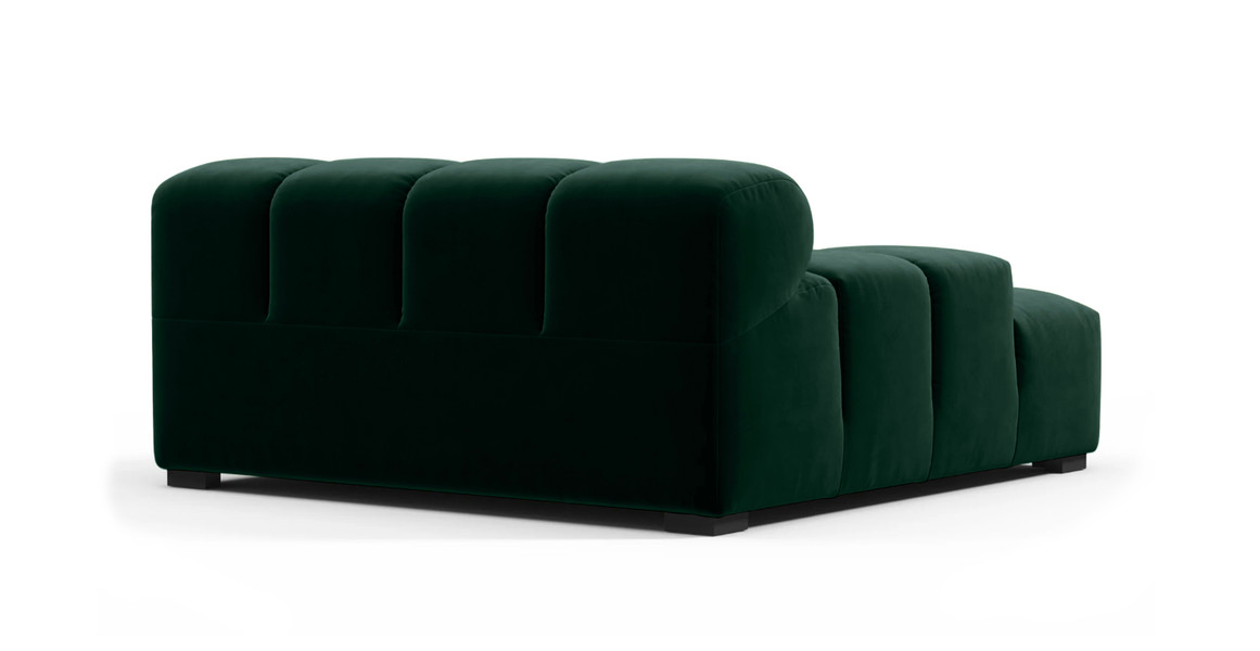 Tufted Sectional Sofa - Deep Large Left Arm