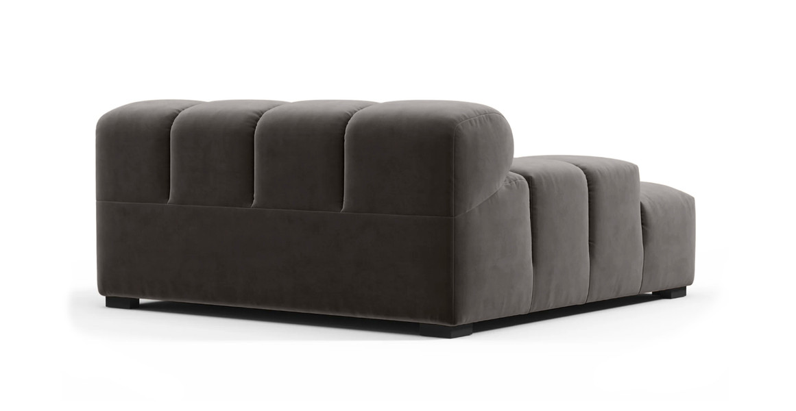 Tufted Sectional Sofa - Deep Large Left Arm