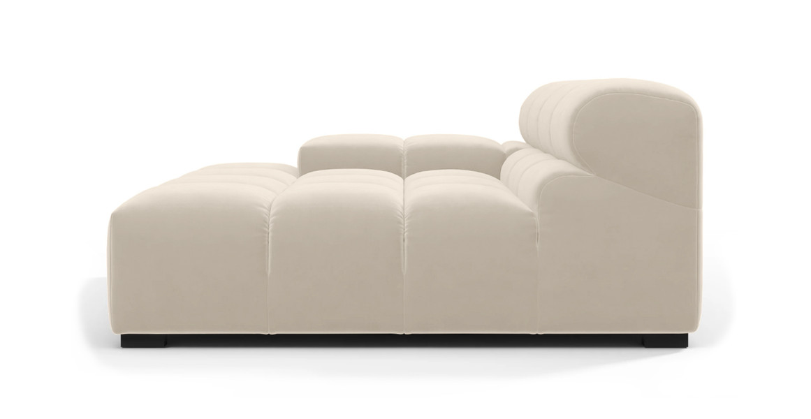 Tufted Sectional Sofa - Deep Large Left Arm