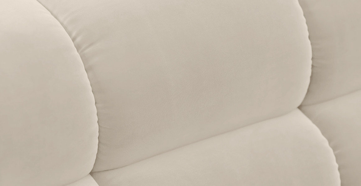 Tufted Sectional Sofa - Deep Large Left Arm