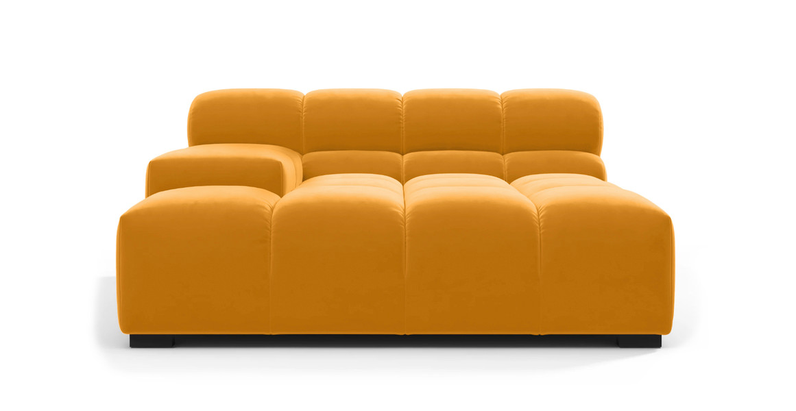 Tufted Sectional Sofa - Deep Large Left Arm