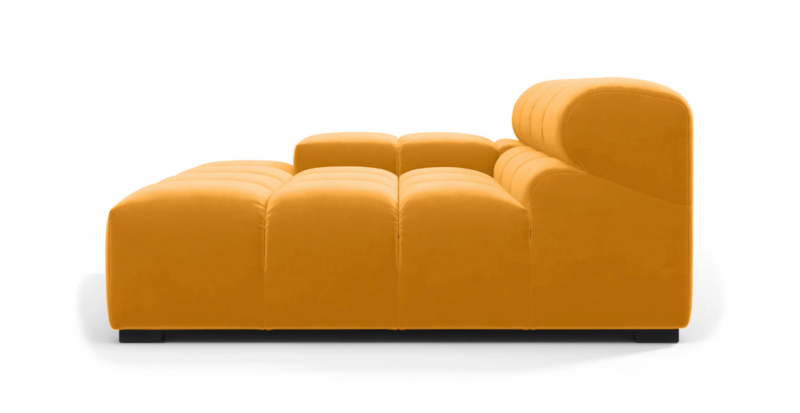 Tufted Sectional Sofa - Deep Large Left Arm