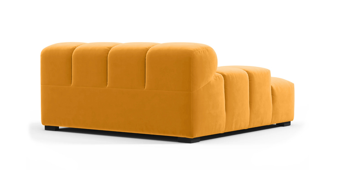 Tufted Sectional Sofa - Deep Large Left Arm