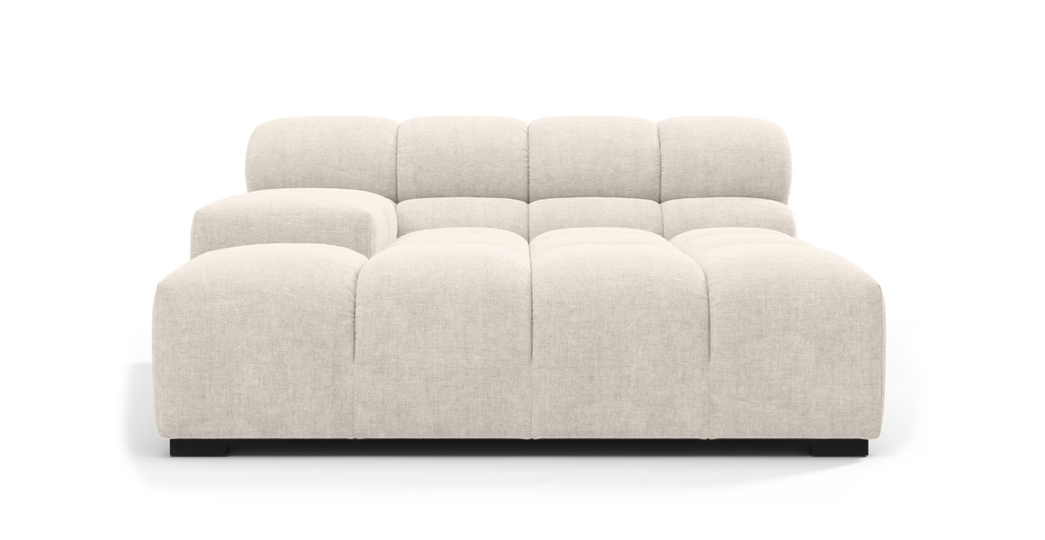 Tufted Sectional Sofa - Deep Large Left Arm