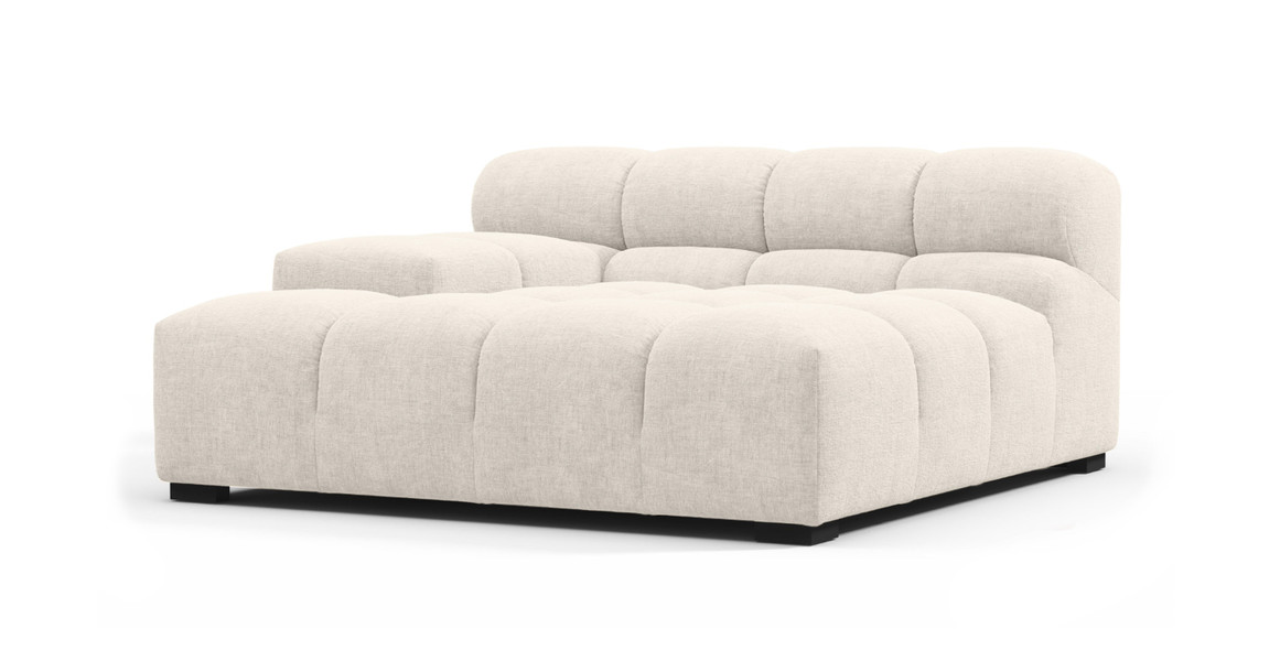 Tufted Sectional Sofa - Deep Large Left Arm