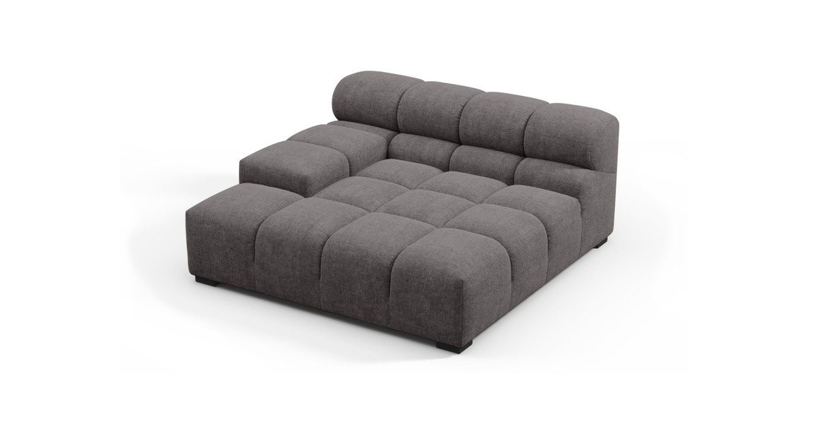 Tufted Sectional Sofa - Deep Large Left Arm