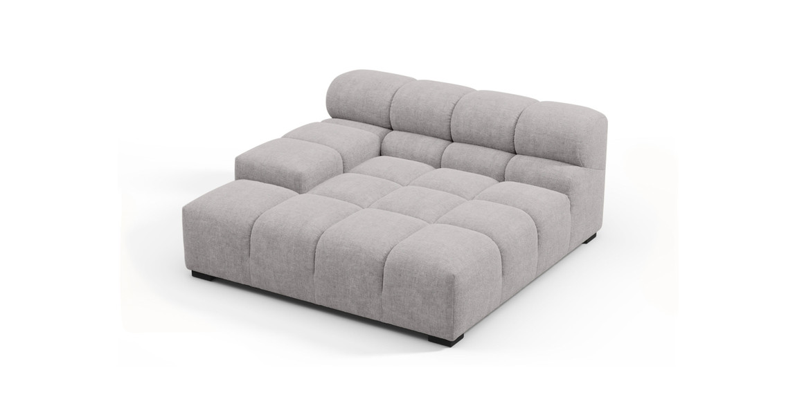 Tufted Sectional Sofa - Deep Large Left Arm