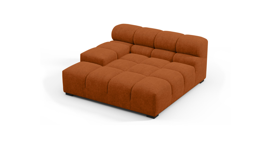 Tufted Sectional Sofa - Deep Large Left Arm