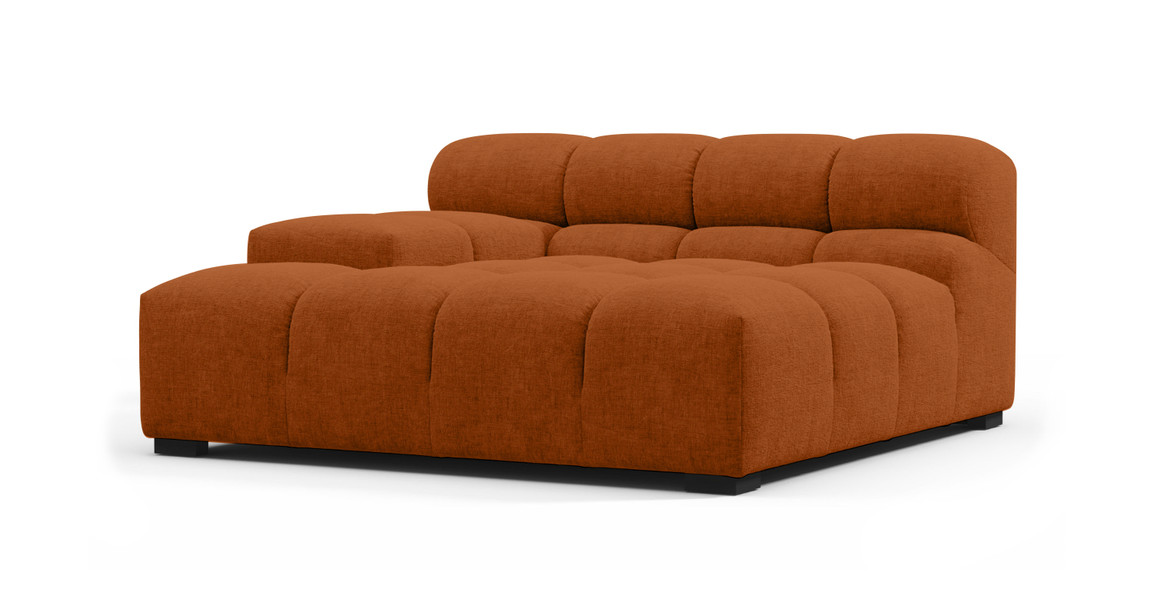 Tufted Sectional Sofa - Deep Large Left Arm